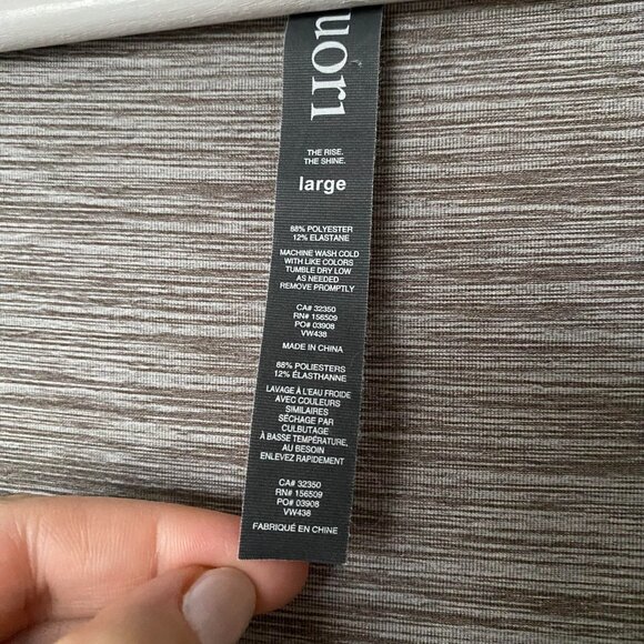 VUORI Melange Grey Long Sleeve Lux Jumpsuit Size L - Picture 8 of 8